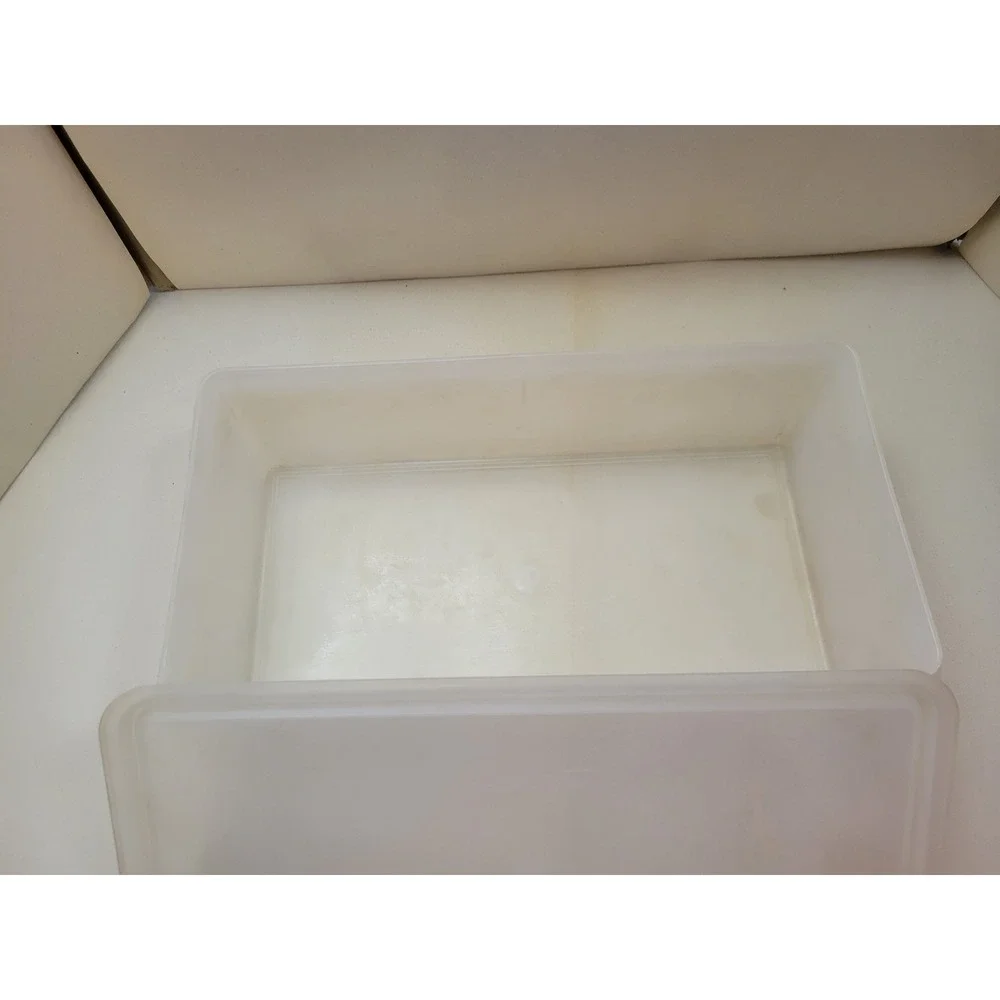 Vintage Tupperware Craker Keeper #677-1 and Lid # 678-3  Bacon and Meat Keeper